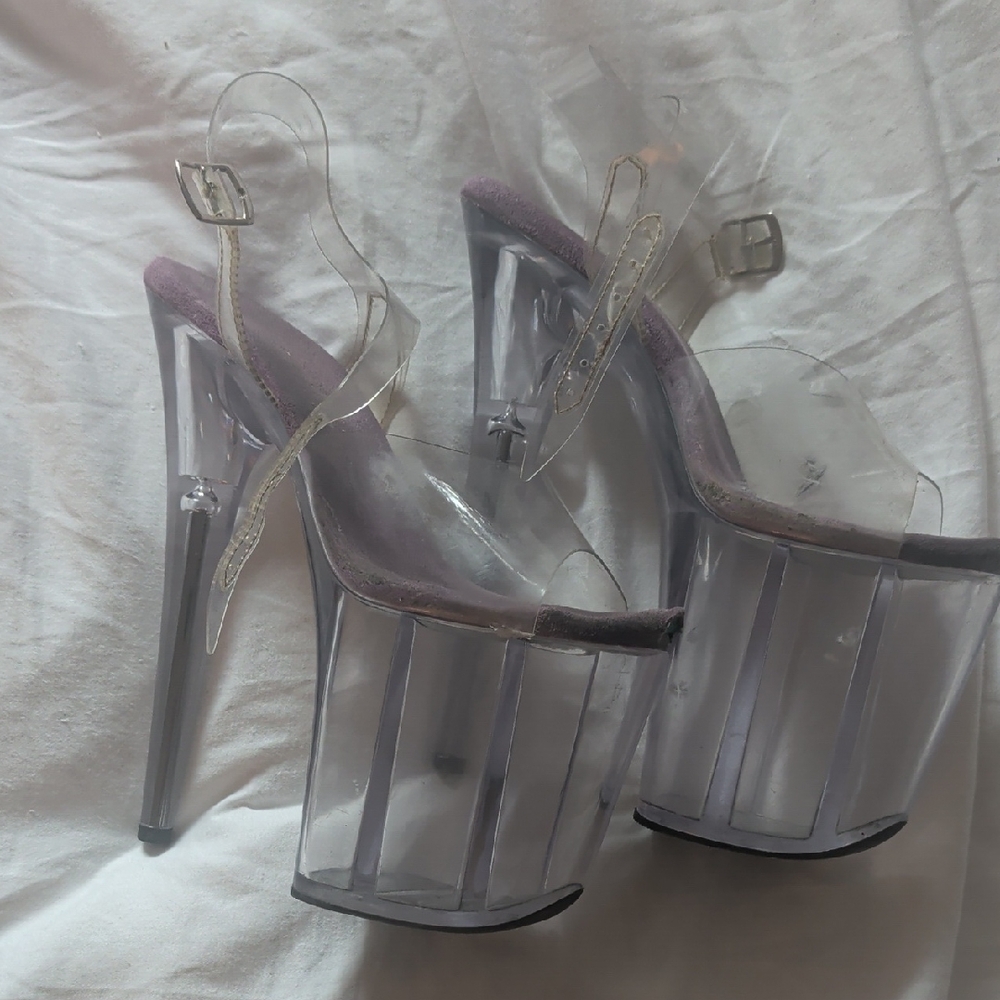 Transparent Platform Heels